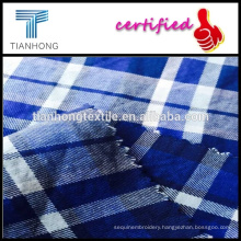 Cotton yarn dyed plaid twill fabrics/100 cotton yarn dyed woven fabric/spandex cotton twill fabrics